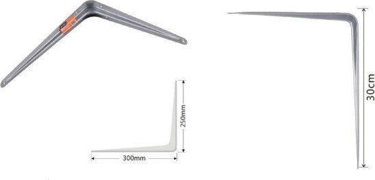 Set-2pz-Reggimensola-Supporto-Staffa-Triangolo-Mensola-Metallo-30cm-Grigio-91265