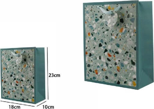 Set-3-Buste-Busta-Regalo-18x23x10-Cm-Borsa-Astratto-Veneziano-65906-Vari-Colori