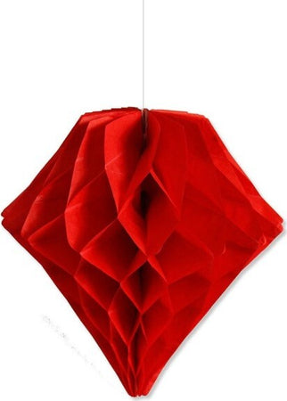 Set-3-Festoni-Diamante-Decorativi-Rossi-Carta-Velina-Decorazioni-Addobbi-Feste