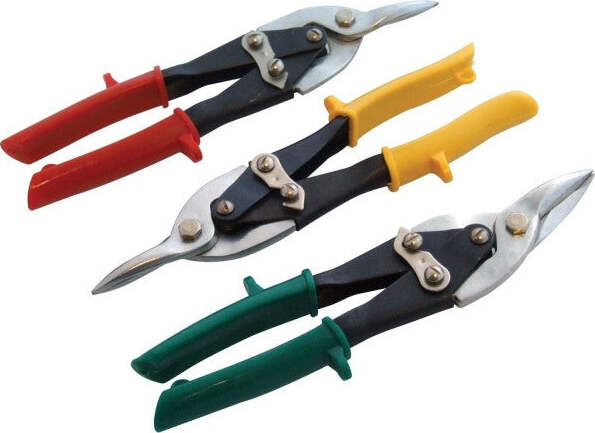 Set 3 Forbice Forbici Stagno Cesoia Per Lamiera A Taglio Dritto Destro Sinistro Fai da te/Utensili elettrici e a mano/Utensili a mano/Pinze e tenaglie/Pinze a becco lungo Trade Shop italia - Napoli, Commerciovirtuoso.it