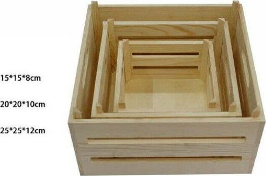Set-3-Pezzi-Cassette-Cesti-In-Legno-Naturale-Tris-Decoupage-Contenitori-53470a