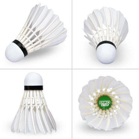 Set-3-Pezzi-Volano-Lento-Volani-Palline-Per-Gioco-Badminton-Colore-Bianco