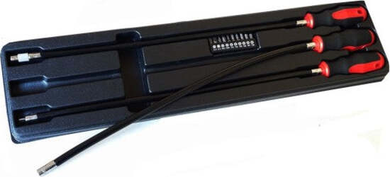 Set-3-Pz-Cacciaviti-Extra-Lunghi-Flessibili-Con-Innesti-Per-Auto-Officine-500mm