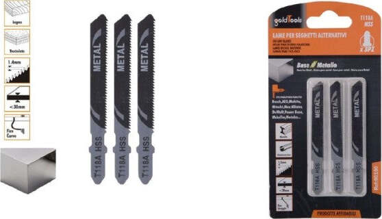 Set-3-Pz-Lame-Per-Seghetto-Alternativo-T118a-Hcs-Lama-Ricambi-Per-Metallo-90190