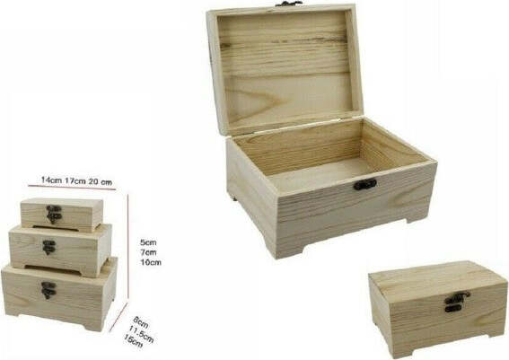 Set-3-Scatole-In-Legno-Dipinger-Decoupage-Portagioie-Matrioska-Scatola-Cofanetto