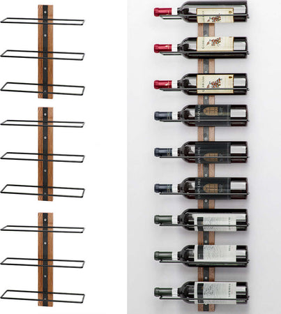 Set-3-Stand-Portabottiglie-da-Muro-Scaffale-per-Bottiglie-Cantinetta-Bar-da-Vino