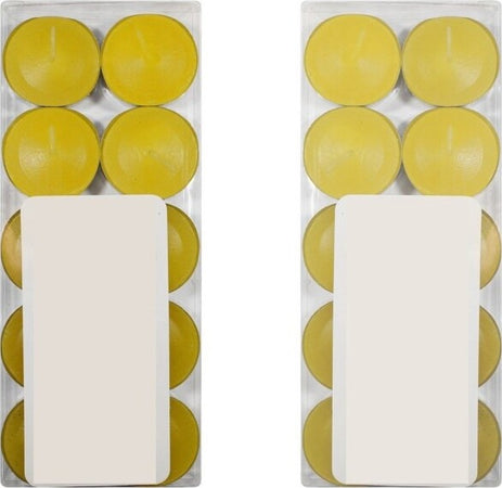 Set-30-Candele-Candela-Profumata-Fragranza-Limone-Lemon-Gialla-Profumo-Essenza