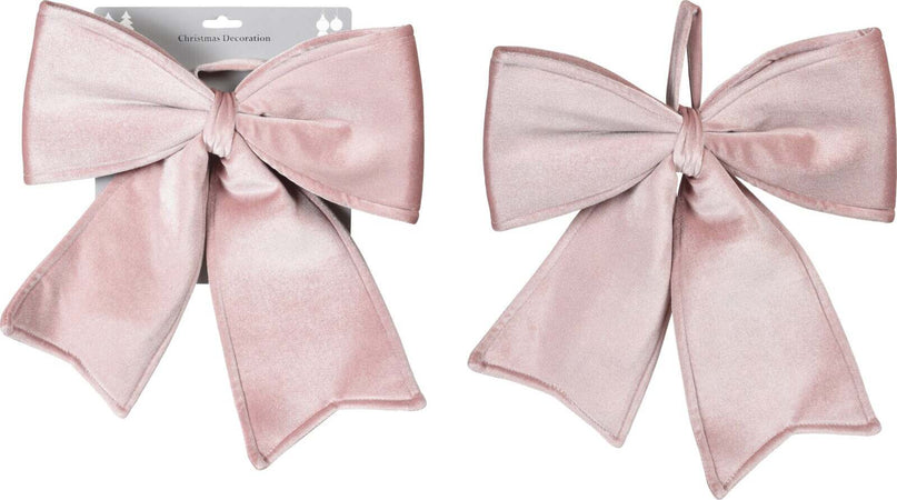 Set 4 Fiocchi in Velluto Rosa per decorazioni Interne ed Esterne 30 x 34 cm Casa e cucina/Decorazioni per interni/Addobbi e decorazioni per ricorrenze/Decorazioni natalizie/Fiocchi e nastri MagiediNatale.it - Altamura, Commerciovirtuoso.it