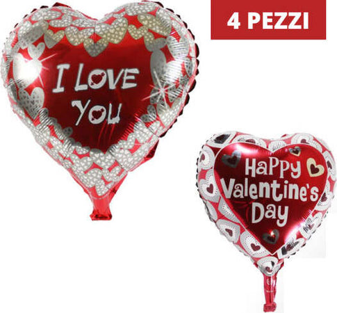 Set-4-Pezzi-Palloncini-Cuori-I-Love-You-Gonfiabili-Addobbi-San-Valentino-Festa