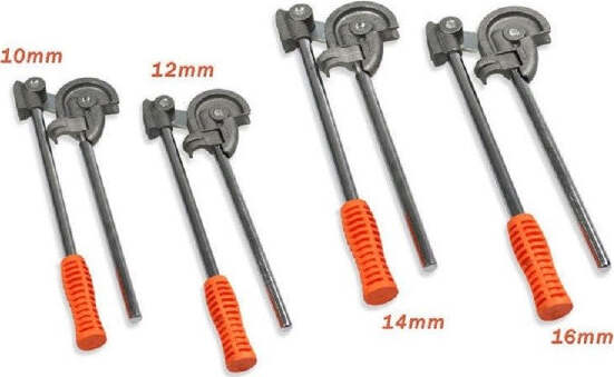 Set 4 Piegatubo Piegatubi Curvatubi Manuale In Acciaio Per Tubi 10 12 14 16mm Fai da te/Utensili elettrici e a mano/Utensili a mano/Taglierini/Taglierini e piegatori per barre Trade Shop italia - Napoli, Commerciovirtuoso.it