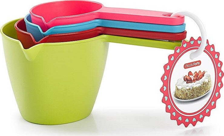 Set 4pz Dosatori Per Misurare Misurini In Plastica Colorata Misure Diverse 11860 Casa e cucina/Utensili da cucina/Cucchiai dosatori Trade Shop italia - Napoli, Commerciovirtuoso.it