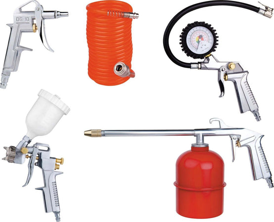 SET 5 ACCESSORI PER COMPRESSORE ARIA COMPRESSA PROFESSIONALE DA LAVORO EINHELL Commercio Industria e Scienza/Idraulica pneumatici e tubatura/Ugelli per tubi flessibili/Ugelli per pistole di soffiaggio Trade Shop italia - Napoli, Commerciovirtuoso.it