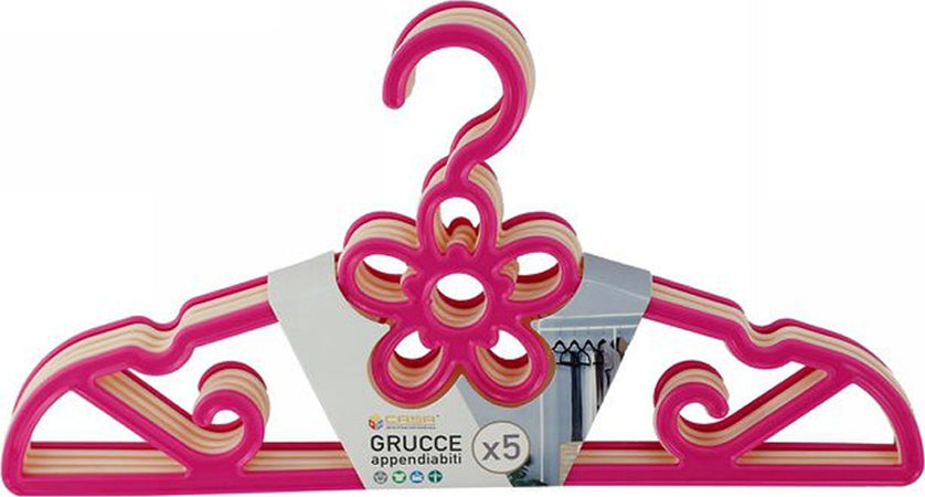 Set 5 Grucce Appendiabiti Fashion Fiore Colorate Camicie Shirt Giacca Stampelle Casa e cucina/Organizzazione interni/Organizzazione guardaroba/Grucce e appendini/Grucce Trade Shop italia - Napoli, Commerciovirtuoso.it