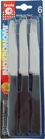 Set-6-coltelli-Coltellerie-InoxBonomi-Nero-Inox-Bonomi