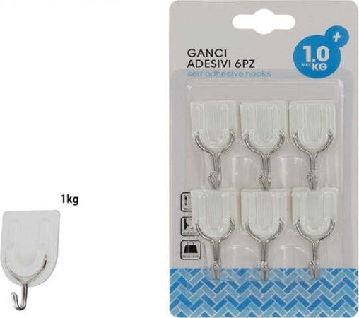 Set-6-Pezzi-Ganci-Gancio-Attaccapanni-Adesivo-Parete-Legno-Porte-Fashion-59670