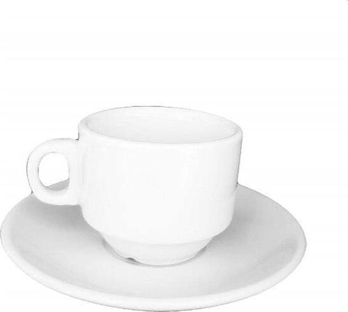 Set-6-Tazzine-90ml-Bianco-Ceramica-Con-Manico-Piattini-2177397-Tazza-Caffè-Caffe