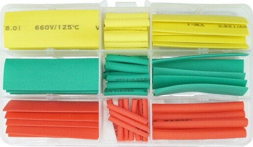 Set 60 Guaine Guaina Termorestringente Termoretraibile Termoretrattile Assortite Fai da te/Materiale elettrico/Cablaggio di superficie/Tubi Trade Shop italia - Napoli, Commerciovirtuoso.it