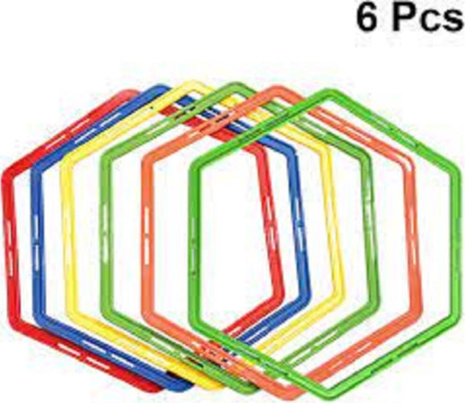 Set 6pz Anelli Velocit? Allenamento Agilit? Esagonale Per Calcio Fitness Da 50cm Sport e Tempo Libero > Attrezzi e Abbigliamento Sportivo > Attrezzi per Esercizi Trade Shop italia - Napoli, Commerciovirtuoso.it