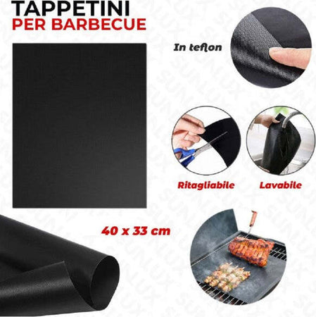 Set-6pz-Tappetini-In-Teflon-Per-Griglia-Barbecue-40x33-Cm-Riutilizzabili-7823804