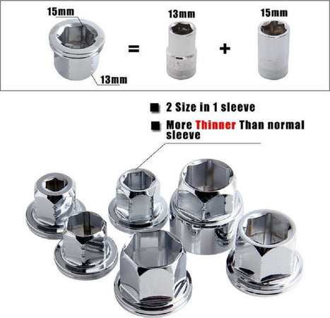 Set 7 Chiave A Cricchetto Reversibile Esagonali 14-19mm 5 Innesti 6-19mm Casa, arredamento e bricolage > Bricolage e fai da te > Utensili Manuali > Chiavi da Lavoro Trade Shop italia - Napoli, Commerciovirtuoso.it