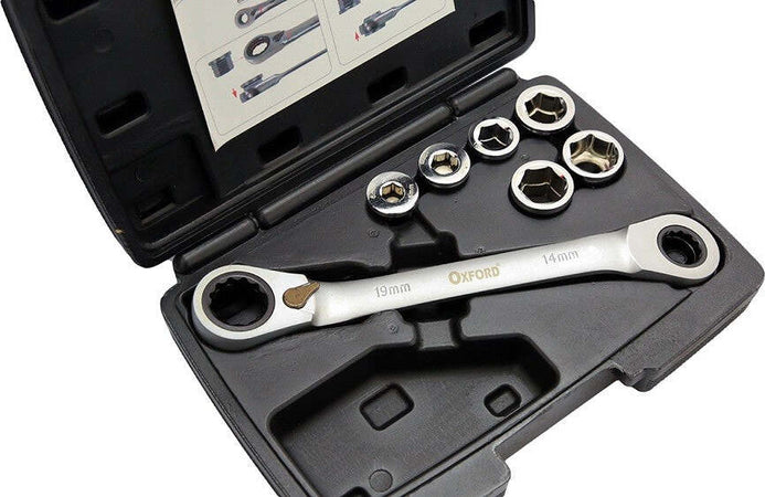 Set 7 Chiave A Cricchetto Reversibile Esagonali 14-19mm 5 Innesti 6-19mm Casa, arredamento e bricolage > Bricolage e fai da te > Utensili Manuali > Chiavi da Lavoro Trade Shop italia - Napoli, Commerciovirtuoso.it