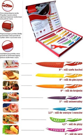 Set-7-Coltelli-Da-Cucina-Colorati-Ceramica-Piu-Pelapatate-Royalty-Line-Acciaio