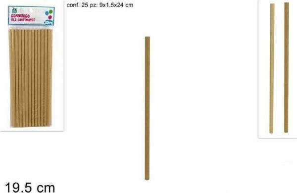Set-75pz-Cannucce-Carta-Fantasia-Legno-Feste-Compleanni-Party-2-Colori-Assortiti