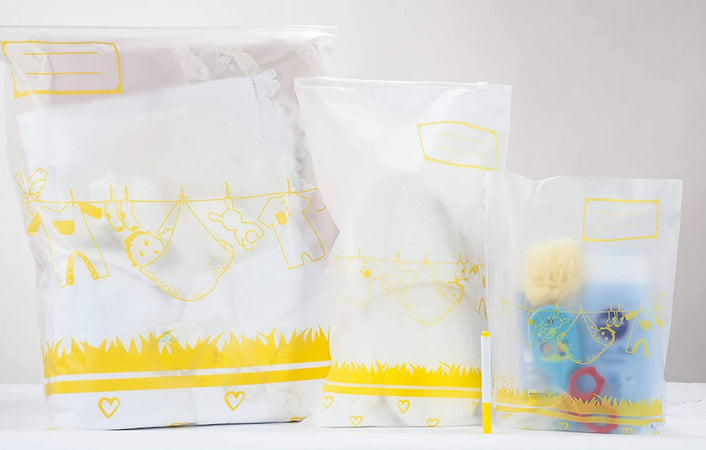 Set 8 Bustine Porta Indumenti per Corredino Neonato Sacche Nascita Bebè Borse Plastica Prova Inodore Buste Unisex Trasparenti Casa e cucina/Organizzazione interni/Organizzazione guardaroba/Sacchetti salvaspazio Sanitaria Gioia del Bimbo - Villa San Giovanni, Commerciovirtuoso.it