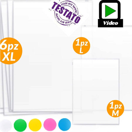 Set 8 Bustine Porta Indumenti per Corredino Neonato Sacche Nascita Bebè Borse Plastica Prova Inodore Buste Unisex Trasparenti Casa e cucina/Organizzazione interni/Organizzazione guardaroba/Sacchetti salvaspazio Sanitaria Gioia del Bimbo - Villa San Giovanni, Commerciovirtuoso.it