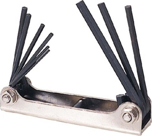Set-9-Chiavini-Brugola-Esagonali-Brunite-Nere-Punte-Torx-Tascabili-Impugnatura