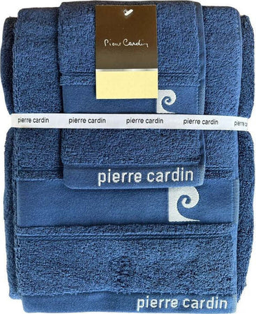 Set-asciugamano-bagno-viso-ospite-telo-Pierre-Cardin-Luxury
