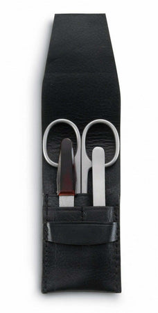 Set Astuccio Manicure Pedicure Da Viaggio Tagliaunghie Taglia Unghie Da 3 Pezzi Inox Made In Italy Ausonia - 18958
