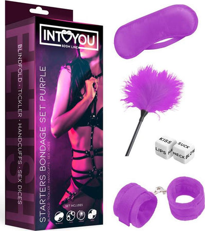 Set Bondage Gioco Erotico Intoyou Bdsm Line Starters Bondage Set 4 Pezzi Viola Salute e cura della persona/Erotismo e contraccezione/Bondage/Set Kondorama - Martinsicuro, Commerciovirtuoso.it