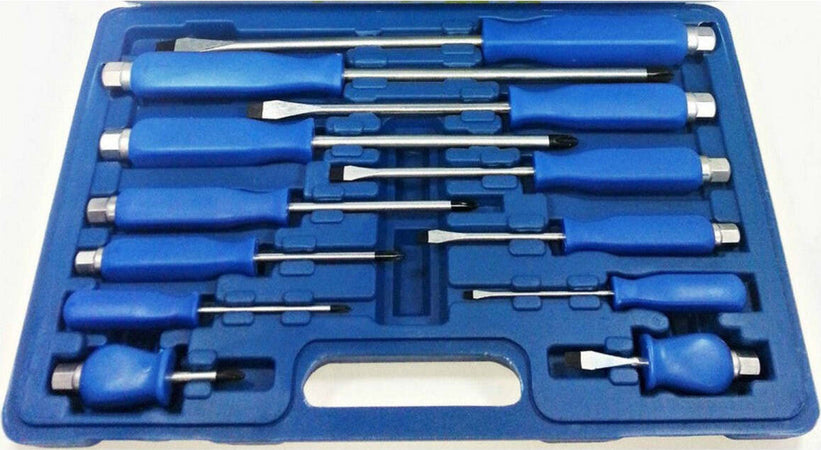 SET CACCIAVITI 12 PZ. CROMO VANADIO CALAMITATI IN VALIGETTA DI PLASTICA Fai da te/Utensili elettrici e a mano/Utensili a mano/Cacciaviti/Set cacciaviti Trade Shop italia - Napoli, Commerciovirtuoso.it