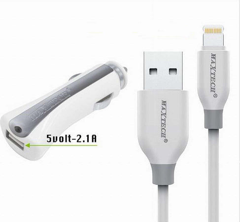 Set-Caricatore-Caricabatterie-Ricarica-Auto-Cavo-Dati-Lightning-1mt-Ma-ip02-Maxtech