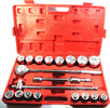 SET CHIAVI A BUSSOLA 3/4 21 PZ. 19-50mm PER CAMION E TRATTORI CHROME VANADIUM Fai da te/Utensili elettrici e a mano/Utensili a mano/Bussole e set di bussole/Corredi di bussole/Standard Trade Shop italia - Napoli, Commerciovirtuoso.it