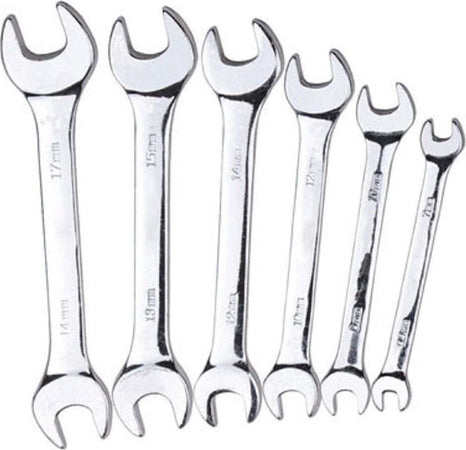 Set Chiavi Inglesi 6 Pz Doppie A Forchetta 5.5-17 Mm Acciaio Cromo Vanadio Casa, arredamento e bricolage > Bricolage e fai da te > Utensili Manuali > Chiavi da Lavoro Trade Shop italia - Napoli, Commerciovirtuoso.it