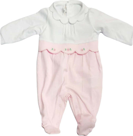 Set Completo Nascita Bimba Kit 5Pz. Tutina Completino Rosa e Bianco +1 Cappello +1Bavaglino +1 Coperta +1 Lenzuolo Ricamato Set Completo Nascita Bimba Sanitaria Gioia del Bimbo - Villa San Giovanni, Commerciovirtuoso.it