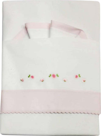 Set Completo Nascita Bimba Kit 5Pz. Tutina Completino Rosa e Bianco +1 Cappello +1Bavaglino +1 Coperta +1 Lenzuolo Ricamato Set Completo Nascita Bimba Sanitaria Gioia del Bimbo - Villa San Giovanni, Commerciovirtuoso.it