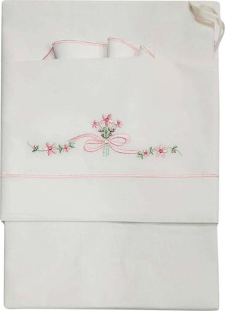 Set Completo Nascita Bimba Kit 5Pz. Tutina Completino Rosa e Bianco +1 Cappello +1Bavaglino +1 Coperta +1 Lenzuolo Ricamato Set Completo Nascita Bimba Sanitaria Gioia del Bimbo - Villa San Giovanni, Commerciovirtuoso.it