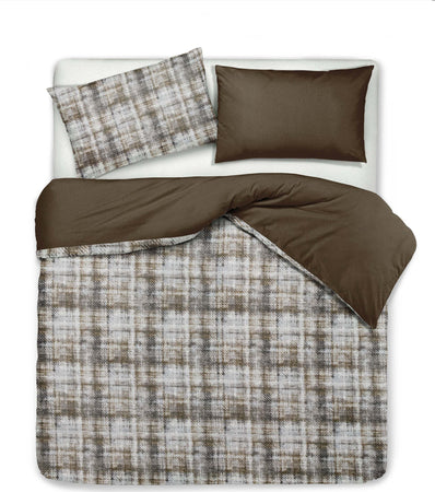 Set Copripiumino Federe Bifaccia Doubleface Parure Copripiumino Eleganti Fantasie Stampa Digitale 100% Cotone Made In Italy Bruma Casa e cucina/Tessili per la casa/Biancheria da letto/Copripiumini e set da letto/Copripiumini Novilunio - Sesto San Giovanni, Commerciovirtuoso.it