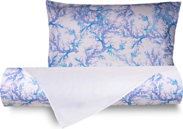 Set Copripiumino Federe Bifaccia Doubleface Parure Copripiumino Stampa Digitale 100% Cotone Made In Italy Coralli Acquerello Bianco Casa e cucina/Tessili per la casa/Biancheria da letto/Copripiumini e set da letto/Copripiumini Novilunio - Sesto San Giovanni, Commerciovirtuoso.it