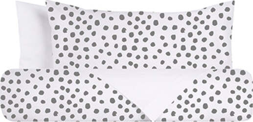 Set-copripiumino-federe-bifaccia-doubleface-parure-copripiumino-stampa-digitale-100%-cotone-Made-in-Italy-DOT-MINI-GRIGIO