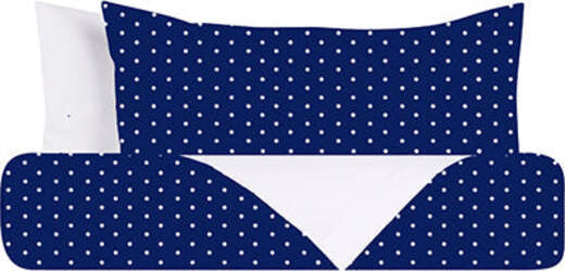 Set-copripiumino-federe-bifaccia-doubleface-parure-copripiumino-stampa-digitale-100%-cotone-Made-in-Italy-POIS-BIANCHI-SU-BLU