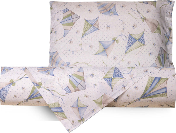 Set Copripiumino Federe Letto Parure Copripiumino Stampa Fantasia 100% Cotone Made In Italy Aquiloni Azzurro Casa e cucina/Tessili per la casa/Biancheria da letto/Copripiumini e set da letto/Set copripiumini e federe Smartdecohome - Sesto San Giovanni, Commerciovirtuoso.it