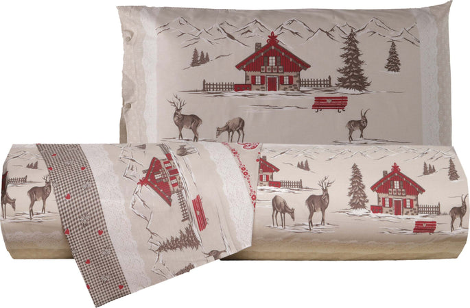 Set Copripiumino Federe Letto Parure Copripiumino Stampa Fantasia 100% Cotone Made in Italy Country Beige Casa e cucina/Tessili per la casa/Biancheria da letto/Copripiumini e set da letto/Copripiumini Smartdecohome - Sesto San Giovanni, Commerciovirtuoso.it