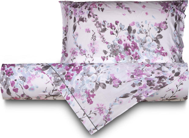 Set Copripiumino Federe Letto Parure Copripiumino Stampa Fantasia 100% Cotone Made In Italy Fiori Viola Casa e cucina/Tessili per la casa/Biancheria da letto/Copripiumini e set da letto/Copripiumini Smartdecohome - Sesto San Giovanni, Commerciovirtuoso.it