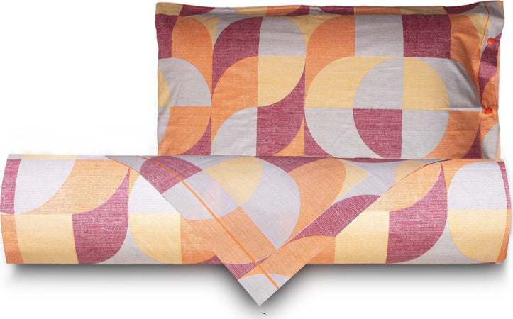 Set Copripiumino Federe Letto Parure Copripiumino Stampa Fantasia 100% Cotone Made In Italy Geometrie Arancio Casa e cucina/Tessili per la casa/Biancheria da letto/Copripiumini e set da letto/Copripiumini Smartdecohome - Sesto San Giovanni, Commerciovirtuoso.it