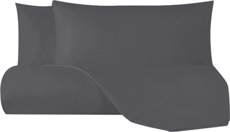Set Copripiumino Federe Parure Copripiumino Flanella Caldo Cotone 100% Cotone Made In Italy Grigio Fumo Casa e cucina/Tessili per la casa/Biancheria da letto/Copripiumini e set da letto/Copripiumini Novilunio - Sesto San Giovanni, Commerciovirtuoso.it