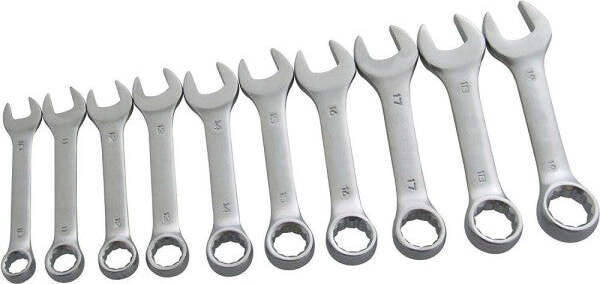 Set-Da-10-Pz-Chiavi-Inglese-Combinate-Fisse-E-Stella-Corte-10-A-19mm-In-Acciaio